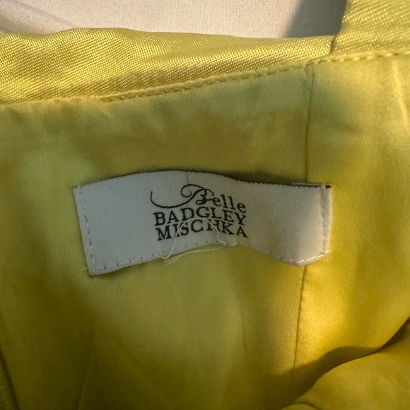 Badgley Mischka "Brianna" Dress PTP 17 Waist 14 Green - Pockets A line - Picture 13 of 16